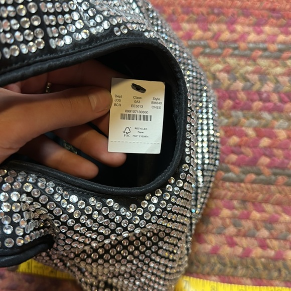 NWT J CREW RHINESTONE LIMITED EDITION CRYSTAL HAND BAG party bling - Picture 7 of 7